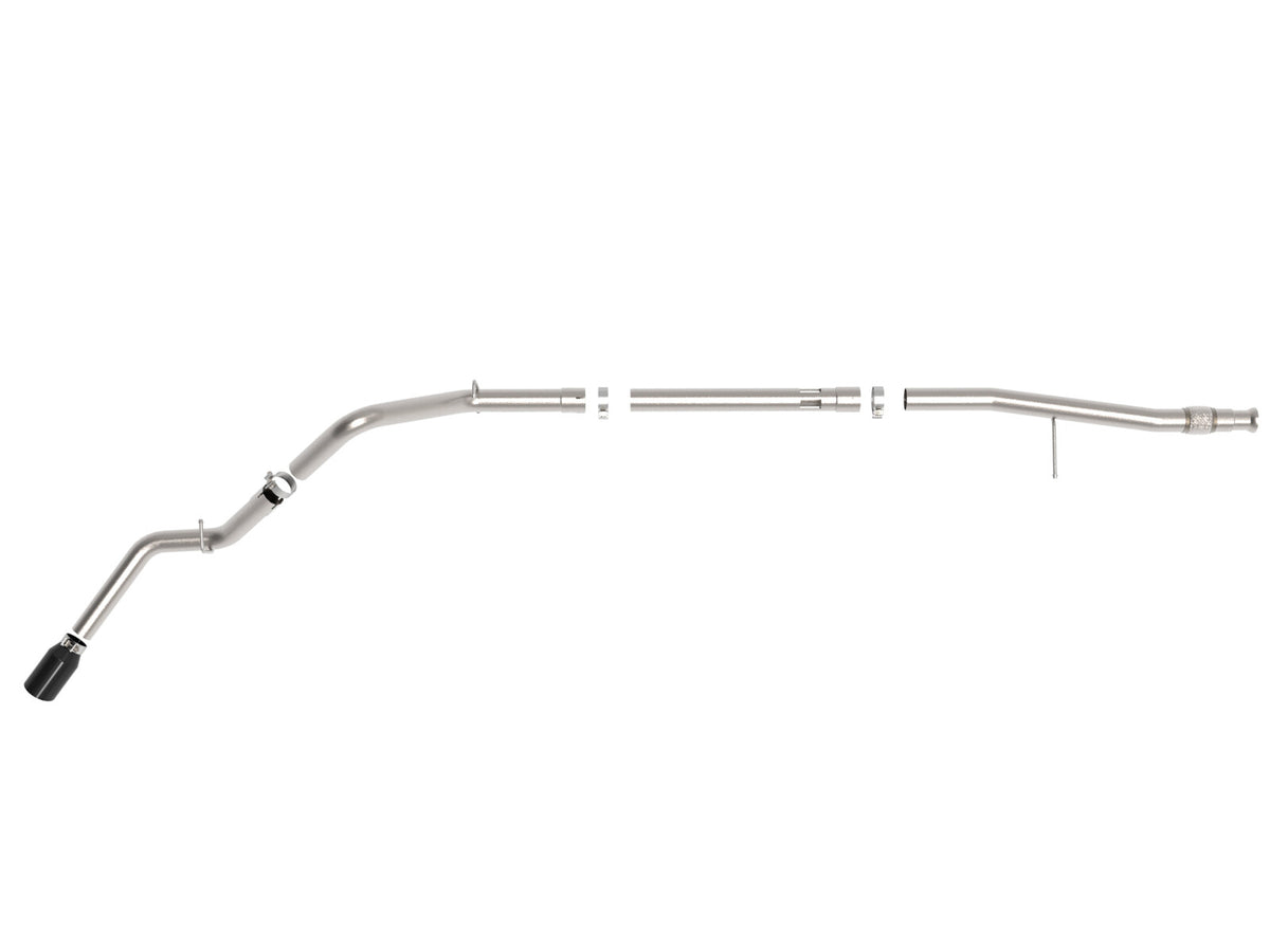 Large Bore-HD 3 Inch 409 Stainless Steel Dpf-Back Exhaust System w/ Tip GM Trucks 20-22 L6-3.0L (td) LM2 aFe Power-10