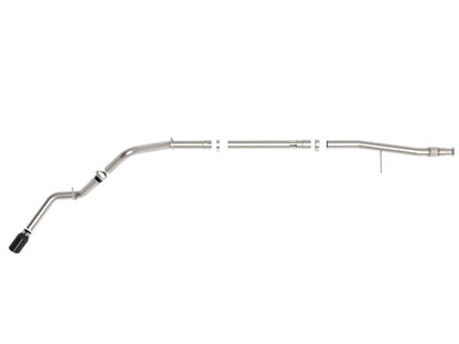 Large Bore-HD 3 Inch 409 Stainless Steel Dpf-Back Exhaust System w/ Tip GM Trucks 20-22 L6-3.0L (td) LM2 aFe Power-10