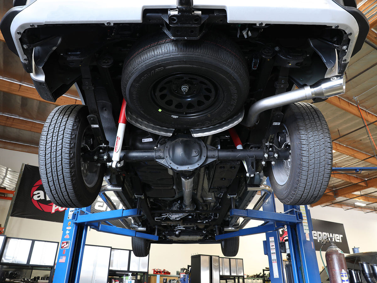 Large Bore-HD 3 Inch 409 Stainless Steel Dpf-Back Exhaust System w/ Tip GM Trucks 20-22 L6-3.0L (td) LM2 aFe Power-6