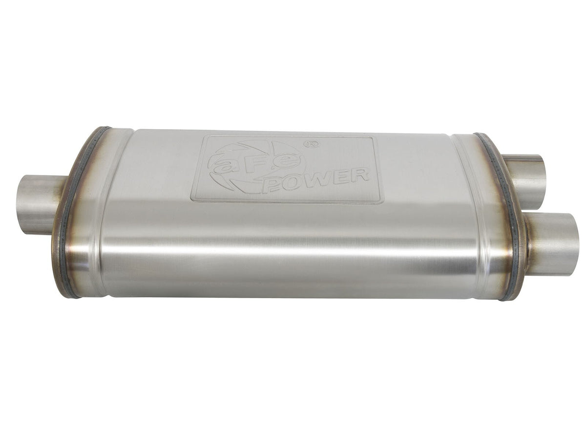 Apollo GT Series 3 Inch Cat-Back Exhaust System w/ Dual Rear-Side Exit Tips GM Trucks 09-18 V6-4.3L/V8-4.8/5.3L aFe Power-2