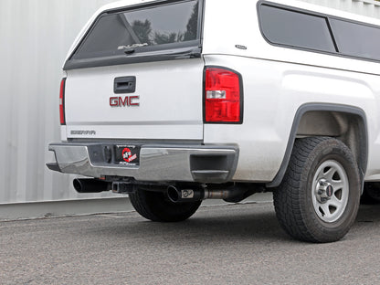 Apollo GT Series 3 Inch Cat-Back Exhaust System w/ Dual Rear Exit w/ Tips GM Trucks 09-18 V6-4.3L/V8-4.8/5.3L aFe Power-11