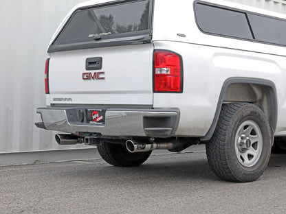 Apollo GT Series 3 Inch Cat-Back Exhaust System w/ Dual Rear Exit w/ Tips GM Trucks 09-18 V6-4.3L/V8-4.8/5.3L aFe Power-4