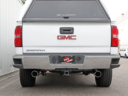 Apollo GT Series 3 Inch Cat-Back Exhaust System w/ Dual Rear Exit w/ Tips GM Trucks 09-18 V6-4.3L/V8-4.8/5.3L aFe Power-5