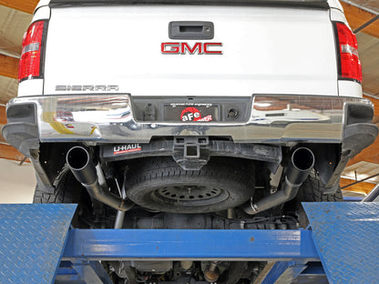 Apollo GT Series 3 Inch Cat-Back Exhaust System w/ Dual Rear Exit w/ Tips GM Trucks 09-18 V6-4.3L/V8-4.8/5.3L aFe Power-6