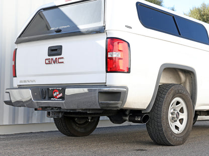 Apollo GT Series 3 Inch 409 Stainless Steel Cat-Back Exhaust System w/ Tip GM Trucks 09-18 V6-4.3L/V8-4.8/5.3L aFe Power-11