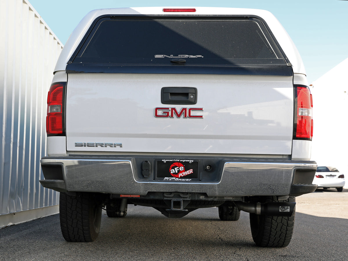 Apollo GT Series 3 Inch 409 Stainless Steel Cat-Back Exhaust System w/ Tip GM Trucks 09-18 V6-4.3L/V8-4.8/5.3L aFe Power-12