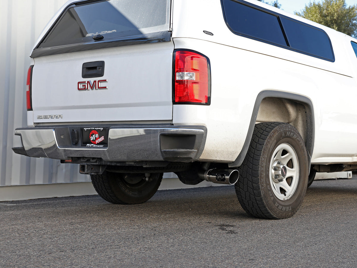 Apollo GT Series 3 Inch 409 Stainless Steel Cat-Back Exhaust System w/ Tip GM Trucks 09-18 V6-4.3L/V8-4.8/5.3L aFe Power-4