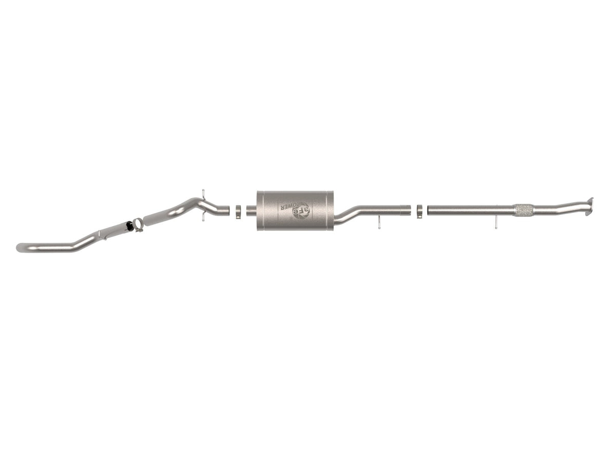 Apollo GT Series 3 Inch 409 Stainless Steel Cat-Back Hi-Tuck Exhaust System GM Colorado/Canyon 23-26 L4-2.7L (t) aFe Power-1