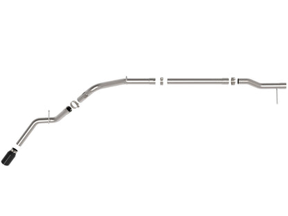 Large Bore-HD 3 Inch 409 Stainless Steel Dpf-Back Exhaust System w/ Tip GM Trucks 23-26 L6-3.0L (td) LZ0 aFe Power-8