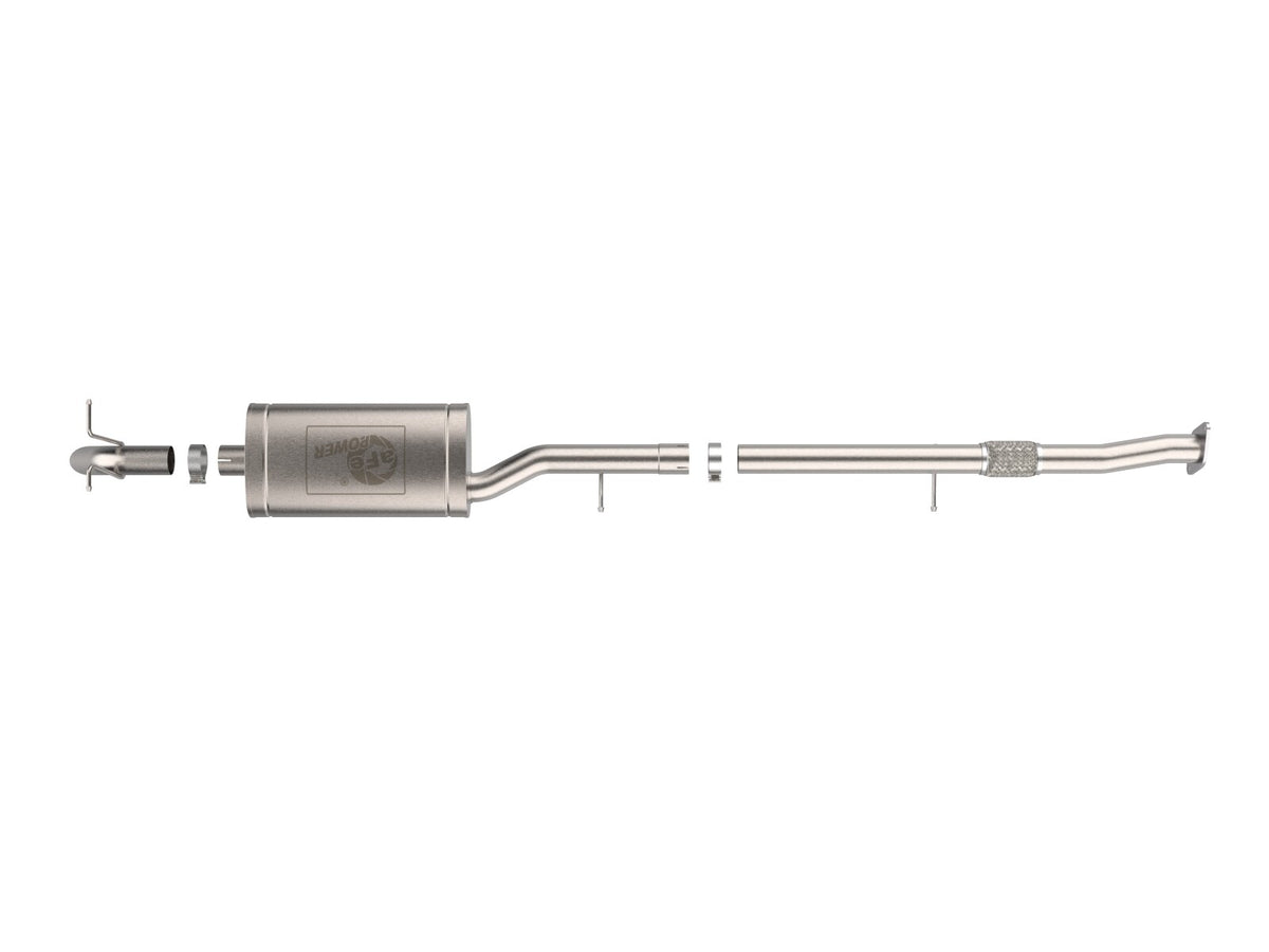 Rock Basher 3 Inch 409 Stainless Steel Cat-Back Hi-Tuck Exhaust System GM Canyon/Colorado 23-26 L4-2.7L (t) aFe Power-2