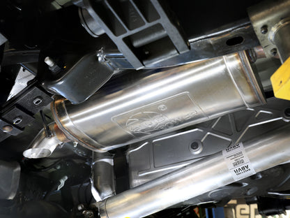 Rock Basher 3 Inch 409 Stainless Steel Cat-Back Hi-Tuck Exhaust System GM Canyon/Colorado 23-26 L4-2.7L (t) aFe Power-3