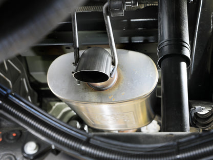 Rock Basher 3 Inch 409 Stainless Steel Cat-Back Hi-Tuck Exhaust System GM Canyon/Colorado 23-26 L4-2.7L (t) aFe Power-4