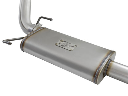 Mach Force-Xp 3 Inch 409 Stainless Steel Cat-Back Exhaust System w/Polished Tip Toyota Fj Cruiser 07-18 V6-4.0L aFe Power-3