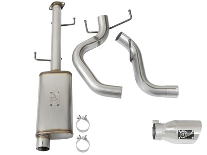Mach Force-Xp 3 Inch 409 Stainless Steel Cat-Back Exhaust System w/Polished Tip Toyota Fj Cruiser 07-18 V6-4.0L aFe Power-6