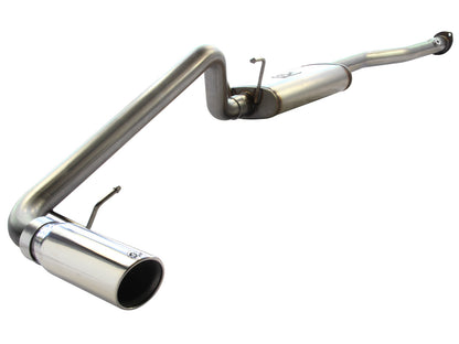 Mach Force-Xp 2-1/2 Inch 409 Stainless Steel Cat-Back Exhaust System Toyota Tacoma 99-04 L4-2.4/2.7L aFe Power