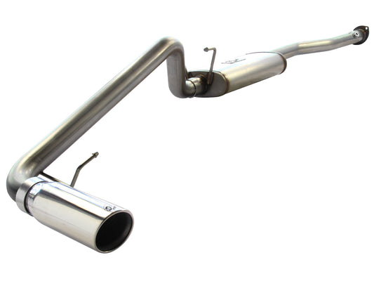 Mach Force-Xp 2-1/2 Inch 409 Stainless Steel Cat-Back Exhaust System Toyota Tacoma 99-04 L4-2.4/2.7L aFe Power
