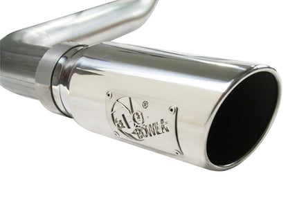 Mach Force-Xp 3 Inch 409 Stainless Steel Cat-Back Exhaust System w/ Tip Toyota Tundra 07-09 V8-5.7L aFe Power-5