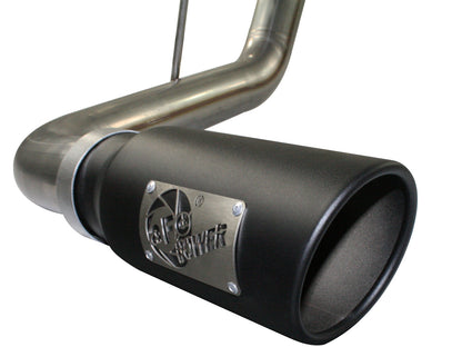 Mach Force-Xp 3 Inch 409 Stainless Steel Cat-Back Exhaust System w/Black Tip Toyota Tundra 10-21 V8-5.7L aFe Power-5