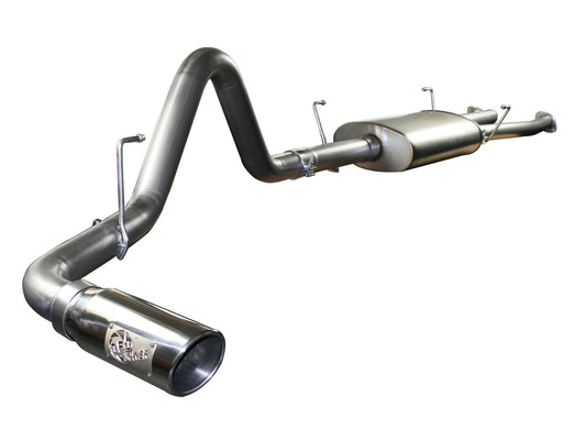 Mach Force-Xp 2-1/2 Inch to 3 Inch 409 Stainless Steel Cat-Back Exhaust w/ Tip Toyota Tundra 07-09 V8-4.7L aFe Power