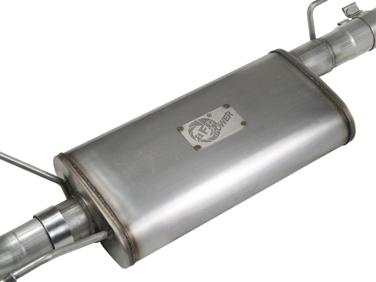 Mach Force-Xp 2-1/2 Inch 409 Stainless Steel Cat-Back Exhaust System Toyota Tacoma 05-12 V6-4.0L aFe Power-2