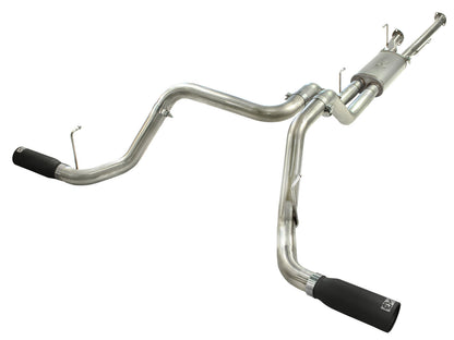 Mach Force-Xp 2-1/2 Inch to 3 Inch 409 Stainless Steel Cat-Back Exhaust w/ Tip Toyota Tundra 10-21 V8-5.7L aFe Power-5