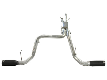 Mach Force-Xp 2-1/2 Inch to 3 Inch 409 Stainless Steel Cat-Back Exhaust w/ Tip Toyota Tundra 10-21 V8-5.7L aFe Power-6