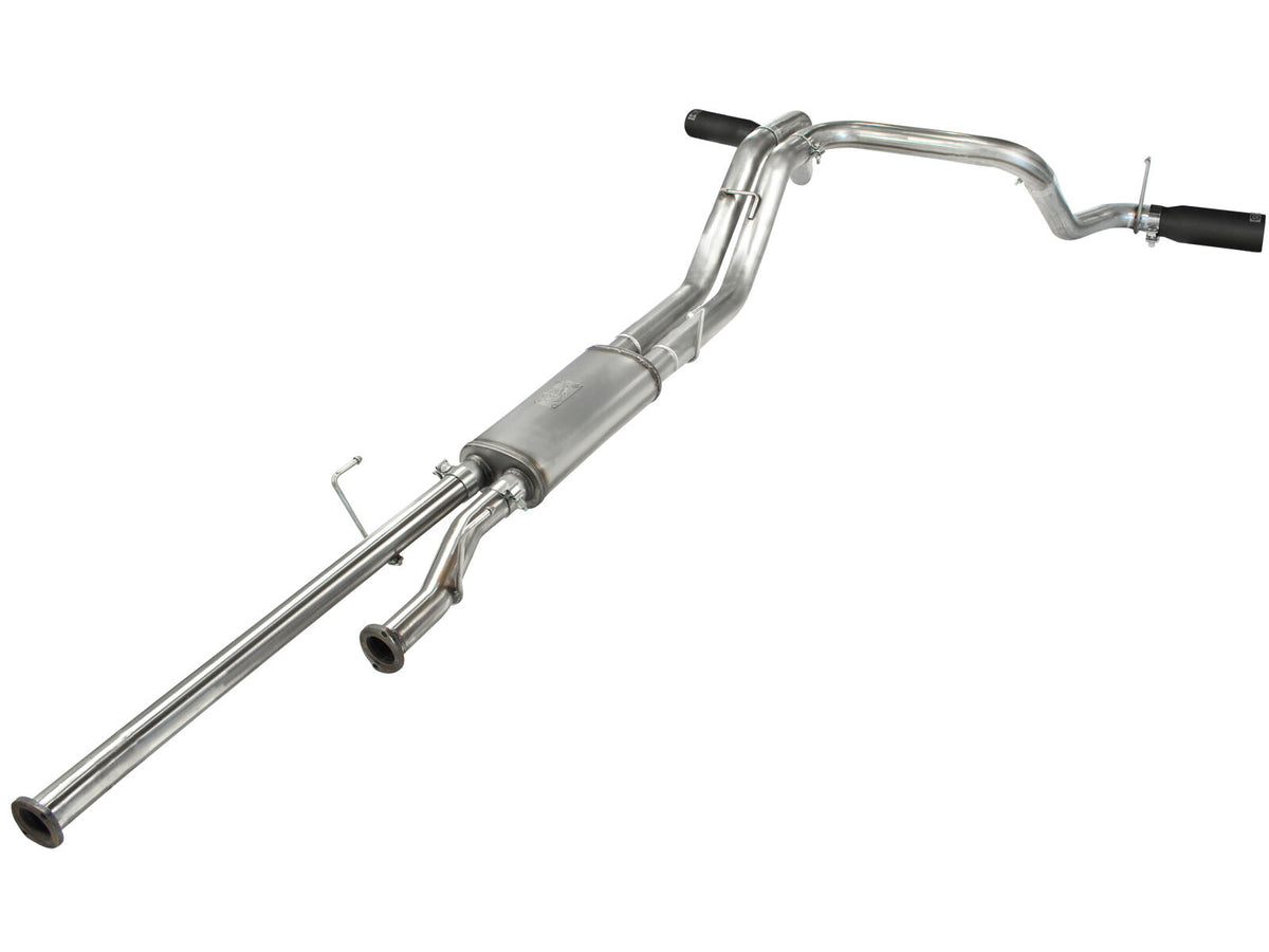 Mach Force-Xp 2-1/2 Inch to 3 Inch 409 Stainless Steel Cat-Back Exhaust w/ Tip Toyota Tundra 10-21 V8-5.7L aFe Power-7