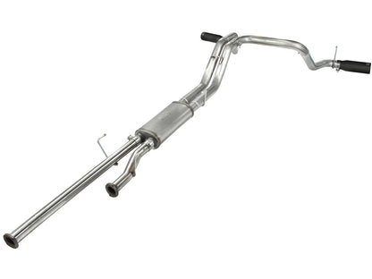 Mach Force-Xp 2-1/2 Inch to 3 Inch 409 Stainless Steel Cat-Back Exhaust w/ Tip Toyota Tundra 10-21 V8-5.7L aFe Power-7