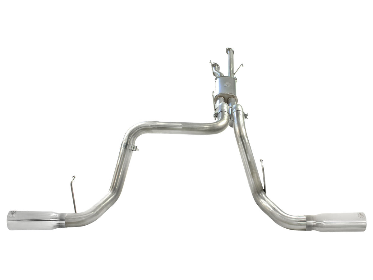 Mach Force-Xp 2-1/2 Inch to 3 Inch 409 Stainless Steel Cat-Back Exhaust w/ Tip Toyota Tundra 10-21 V8-5.7L aFe Power-1