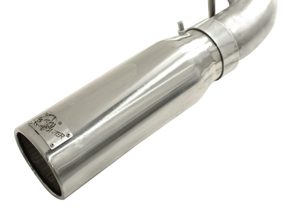 Mach Force-Xp 2-1/2 Inch to 3 Inch 409 Stainless Steel Cat-Back Exhaust w/ Tip Toyota Tundra 10-21 V8-5.7L aFe Power-3