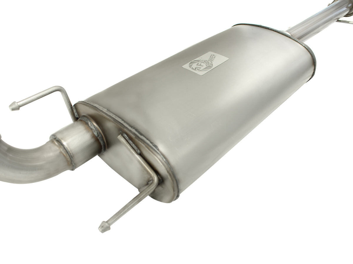 Mach Force-Xp 2-1/2 Inch 409 Stainless Steel Cat-Back Exhaust System w/Polished Tip Lexus Gx 470 05-09 V8-4.7L aFe Power-4