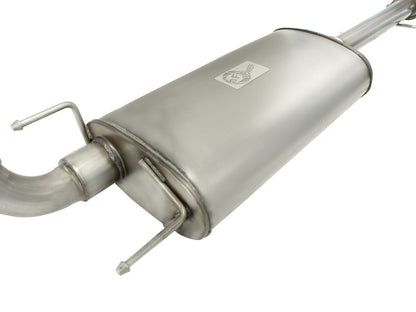 Mach Force-Xp 2-1/2 Inch 409 Stainless Steel Cat-Back Exhaust System w/Polished Tip Lexus Gx 470 05-09 V8-4.7L aFe Power-4
