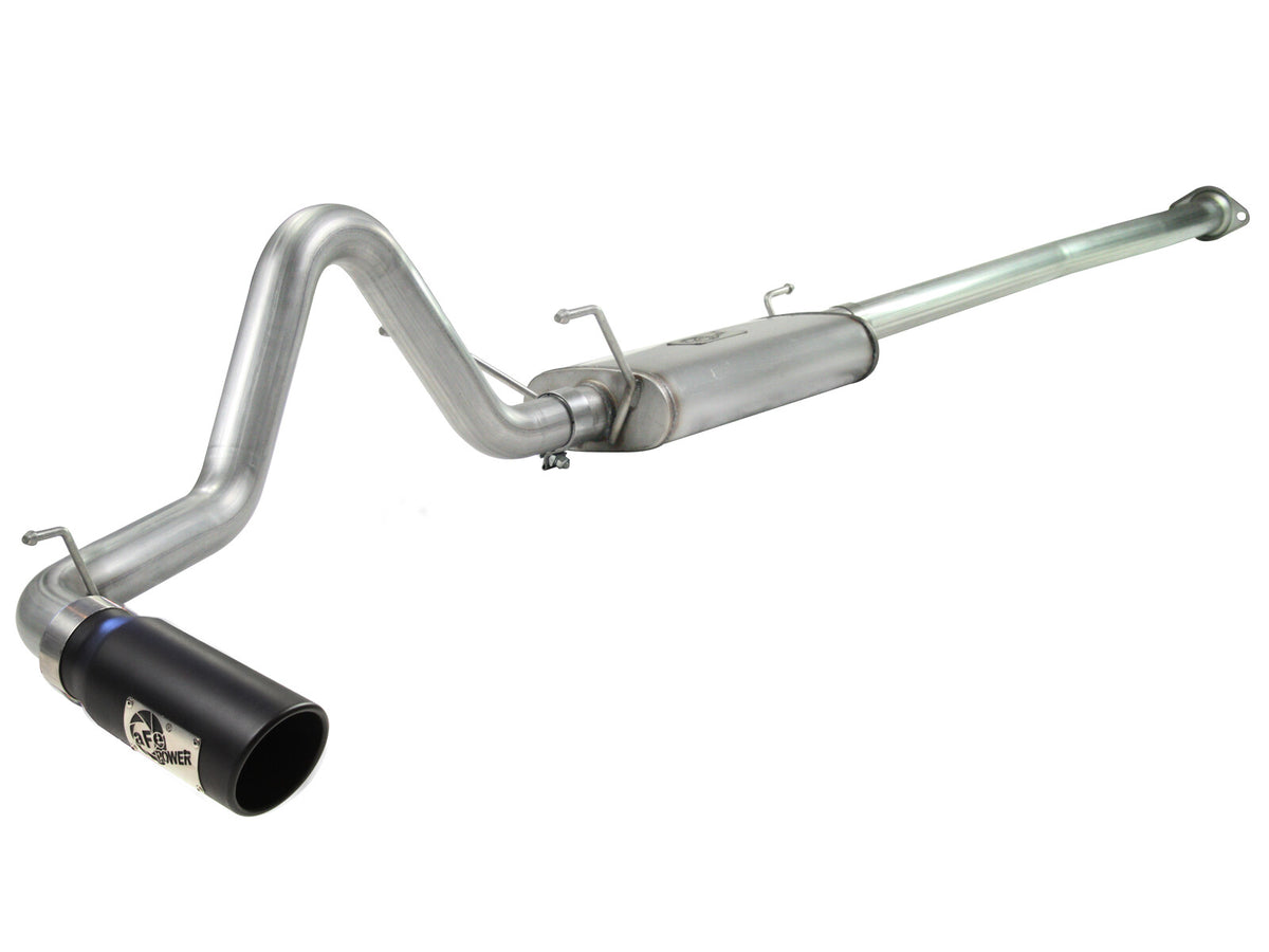 Mach Force-Xp 2-1/2 Inch 409 Stainless Steel Cat-Back Exhaust System w/ Tip Toyota Tacoma 13-15 V6-4.0L aFe Power-6