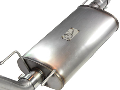 Mach Force-Xp 3 Inch 409 Stainless Steel Cat-Back Exhaust System w/ Tip Toyota Tacoma 13-15 V6-4.0L aFe Power-7