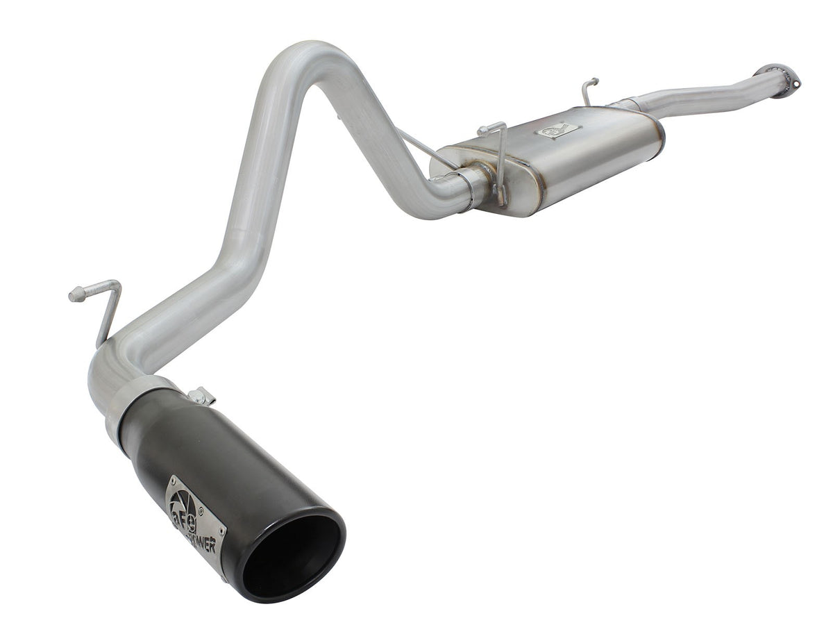 Mach Force-Xp 2-1/2 Inch 409 Stainless Steel Cat-Back Exhaust System w/ Tip Toyota Tacoma 13-15 L4-2.7L aFe Power-6