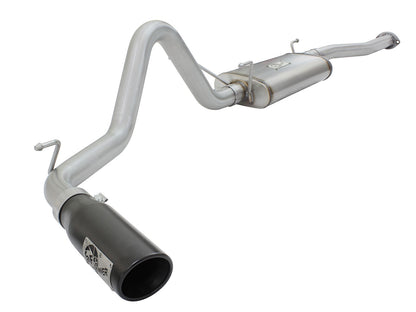 Mach Force-Xp 2-1/2 Inch 409 Stainless Steel Cat-Back Exhaust System w/ Tip Toyota Tacoma 13-15 L4-2.7L aFe Power-6