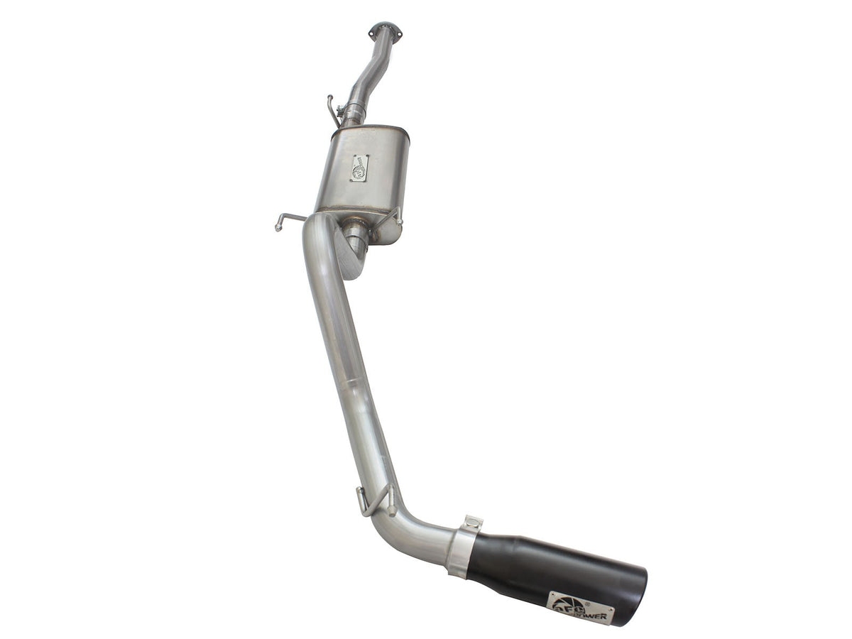 Mach Force-Xp 2-1/2 Inch 409 Stainless Steel Cat-Back Exhaust System w/ Tip Toyota Tacoma 13-15 L4-2.7L aFe Power-7