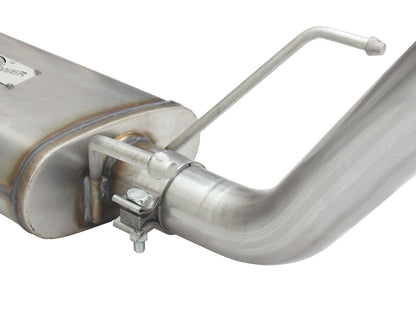 Mach Force-Xp 2-1/2 Inch 409 Stainless Steel Cat-Back Exhaust System w/ Tip Toyota Tacoma 13-15 L4-2.7L aFe Power-9