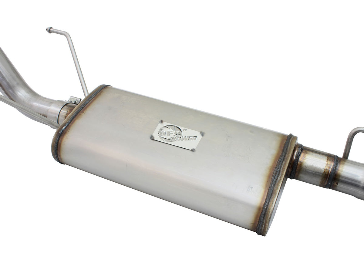 Mach Force-Xp 2-1/2 Inch 409 Stainless Steel Cat-Back Exhaust System w/ Tip Toyota Tacoma 13-15 L4-2.7L aFe Power-10