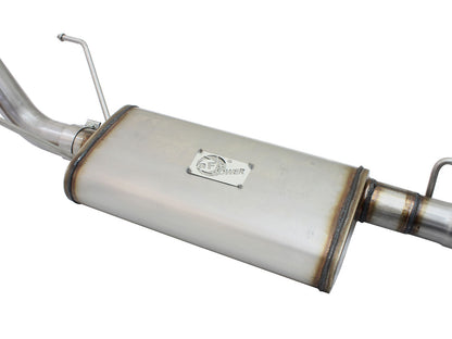 Mach Force-Xp 2-1/2 Inch 409 Stainless Steel Cat-Back Exhaust System w/ Tip Toyota Tacoma 13-15 L4-2.7L aFe Power-10
