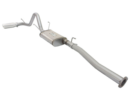 Mach Force-Xp 2-1/2 Inch 409 Stainless Steel Cat-Back Exhaust System w/ Tip Toyota Tacoma 13-15 L4-2.7L aFe Power-2