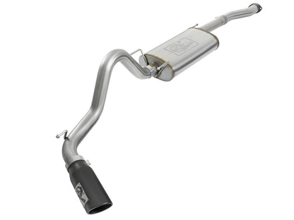 Mach Force-Xp 3 Inch 409 Stainless Steel Cat-Back Exhaust System w/ Tip Toyota Tacoma 16-23 V6-3.5L aFe Power-8