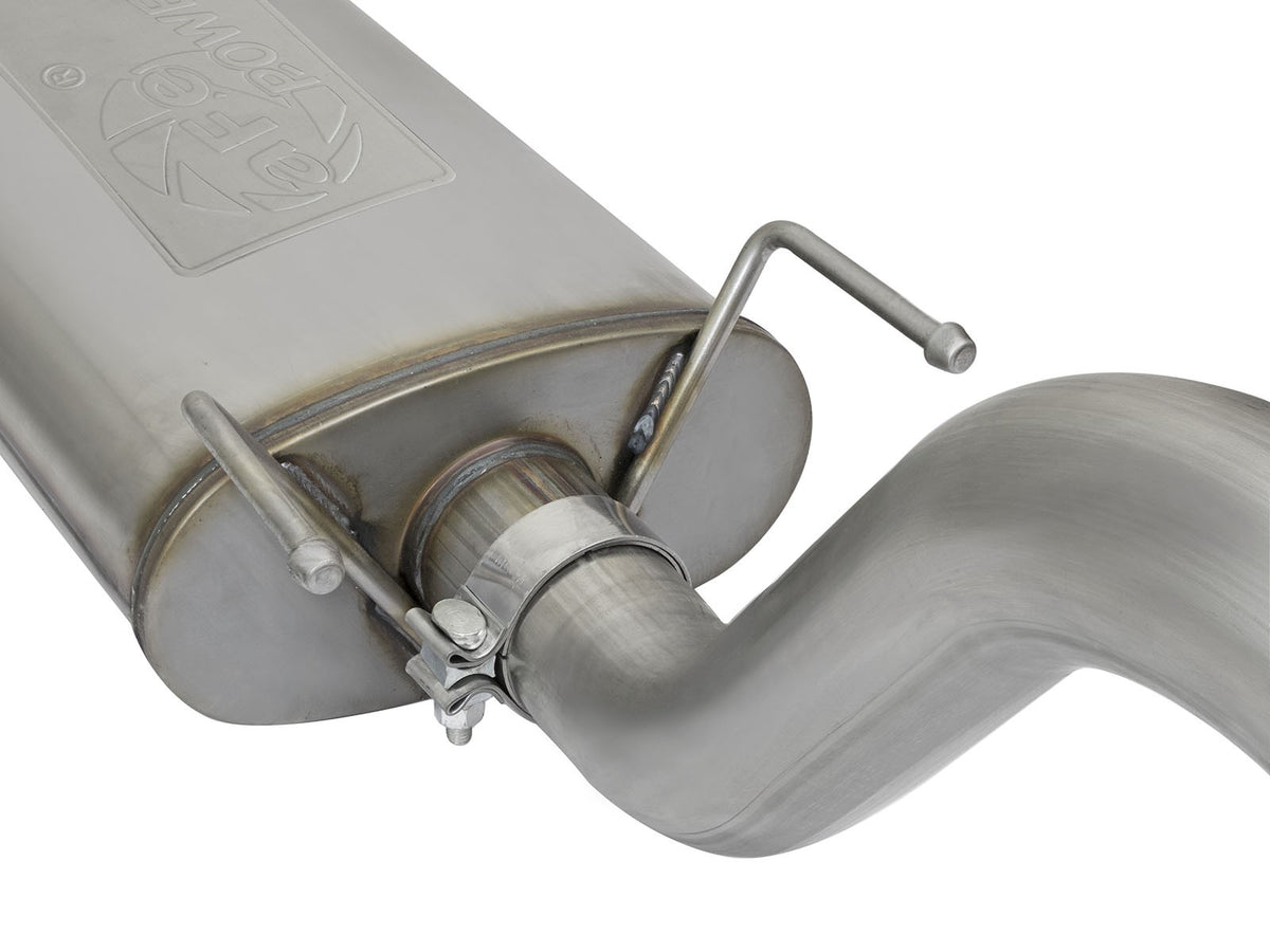 Mach Force-Xp 3 Inch 409 Stainless Steel Cat-Back Exhaust System w/ Tip Toyota Tacoma 16-23 V6-3.5L aFe Power-12