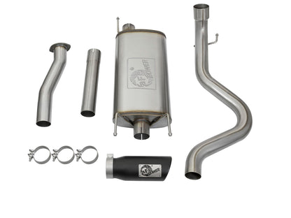 Mach Force-Xp 3 Inch 409 Stainless Steel Cat-Back Exhaust System w/ Tip Toyota Tacoma 16-23 V6-3.5L aFe Power-14