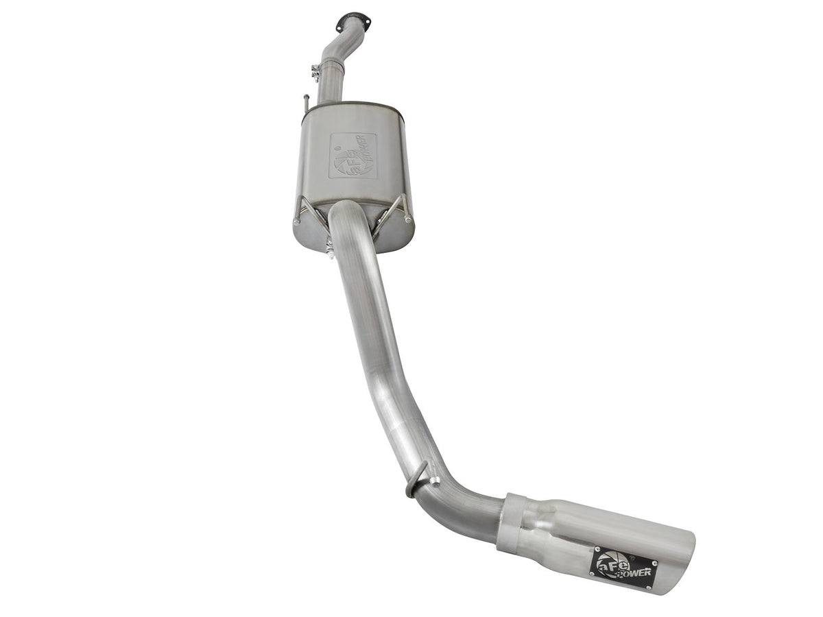 Mach Force-Xp 3 Inch 409 Stainless Steel Cat-Back Exhaust System w/ Tip Toyota Tacoma 16-23 V6-3.5L aFe Power-1