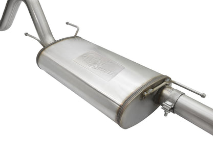 Mach Force-Xp 3 Inch 409 Stainless Steel Cat-Back Exhaust System w/ Tip Toyota Tacoma 16-23 V6-3.5L aFe Power-2