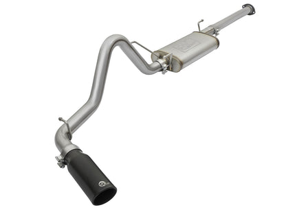 Mach Force-Xp 2-1/2 Inch 409 Stainless Steel Cat-Back Exhaust System w/ Tip Toyota Tacoma 05-12 L4-2.7L aFe Power-8