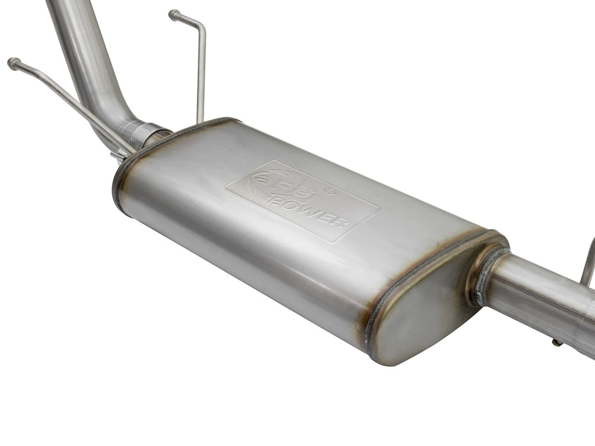 Mach Force-Xp 2-1/2 Inch 409 Stainless Steel Cat-Back Exhaust System w/ Tip Toyota Tacoma 05-12 L4-2.7L aFe Power-10