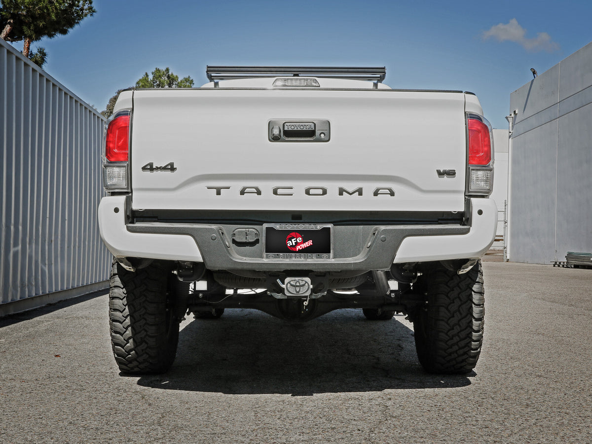 Mach Force-Xp 2-1/2 Inch 409 Stainless Steel Cat-Back Hi-Tuck Exhaust System Toyota Tacoma 16-23 L4-2.7L/V6-3.5L aFe Power-8