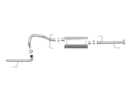 Mach Force-Xp 2-1/2 Inch 409 Stainless Steel Cat-Back Hi-Tuck Exhaust System Toyota 4Runner 10-23 V6-4.0L aFe Power-1